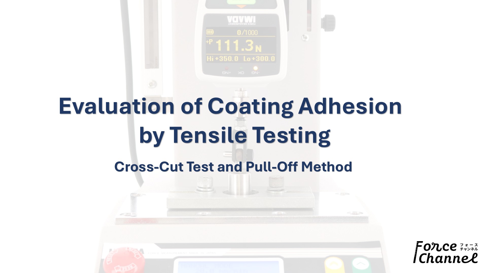 Evaluation of Coating Adhesion by Tensile Testing | Cross-Cut Test and ...