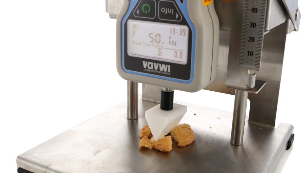 クッキーの固さ測定イメージ